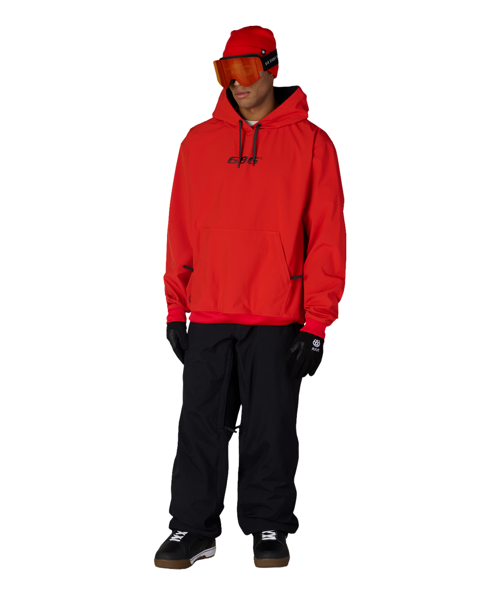 MENS WATERPROOF TEAM HOODY - SOLAR