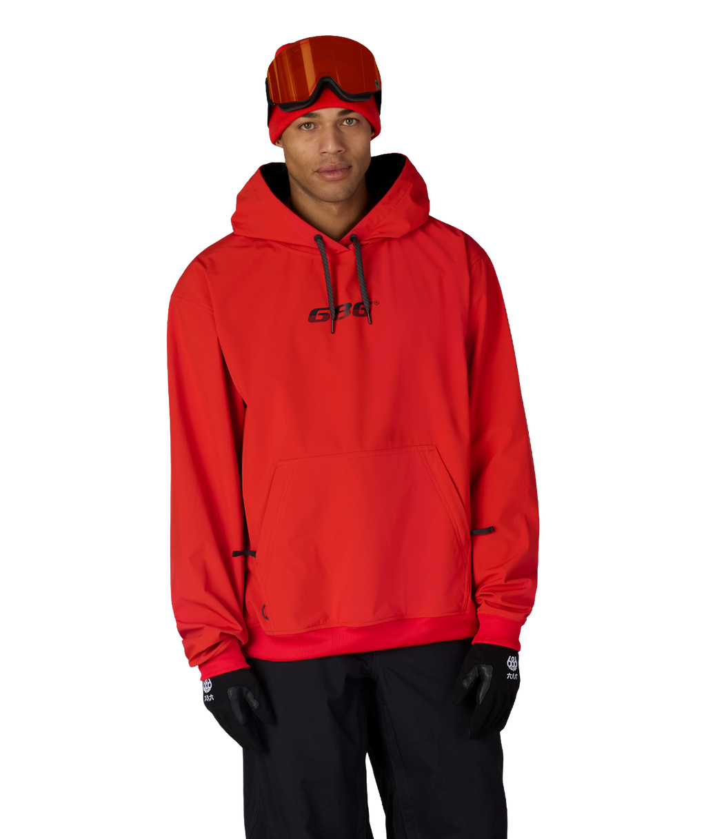 MENS WATERPROOF TEAM HOODY - SOLAR