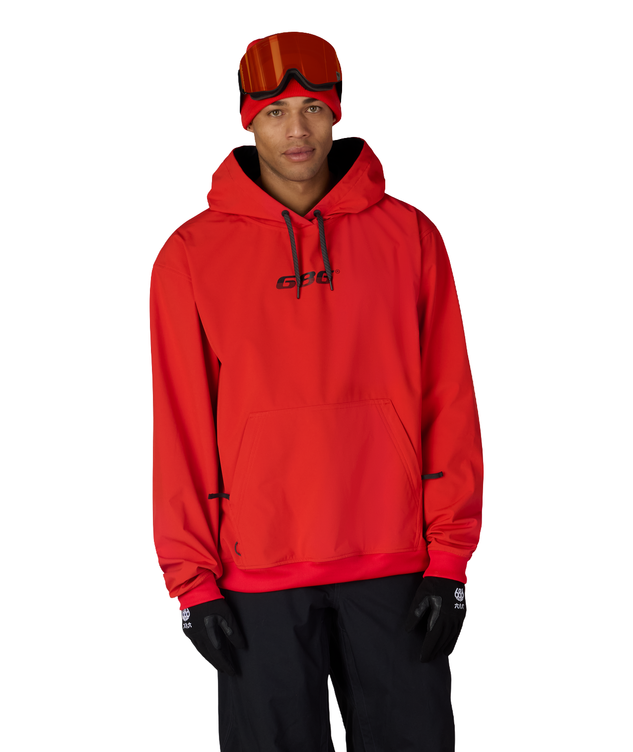 MENS WATERPROOF TEAM HOODY - SOLAR