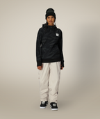Women's Bonded Fleece Pullover Hoody - BLACK VAPORS