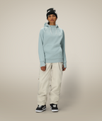 Women's Bonded Fleece Pullover Hoody - DUSTY MARINE
