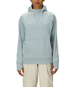 Women's Bonded Fleece Pullover Hoody - DUSTY MARINE