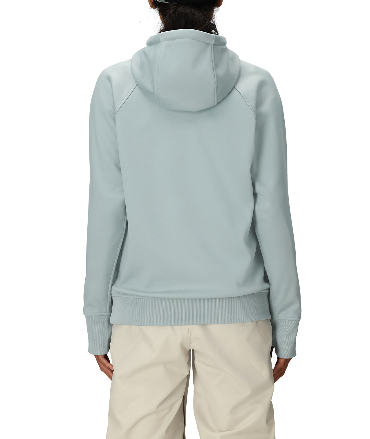Women's Bonded Fleece Pullover Hoody - DUSTY MARINE