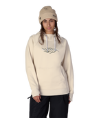 Women's Bonded Fleece Pullover Hoody - LIMESTONE PRINT