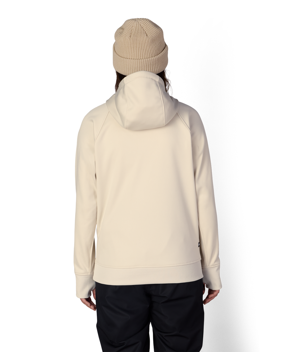 Women's Bonded Fleece Pullover Hoody - LIMESTONE PRINT