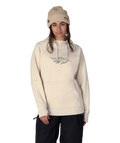 Women's Bonded Fleece Pullover Hoody - LIMESTONE PRINT