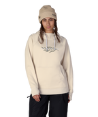 Women's Bonded Fleece Pullover Hoody - LIMESTONE PRINT