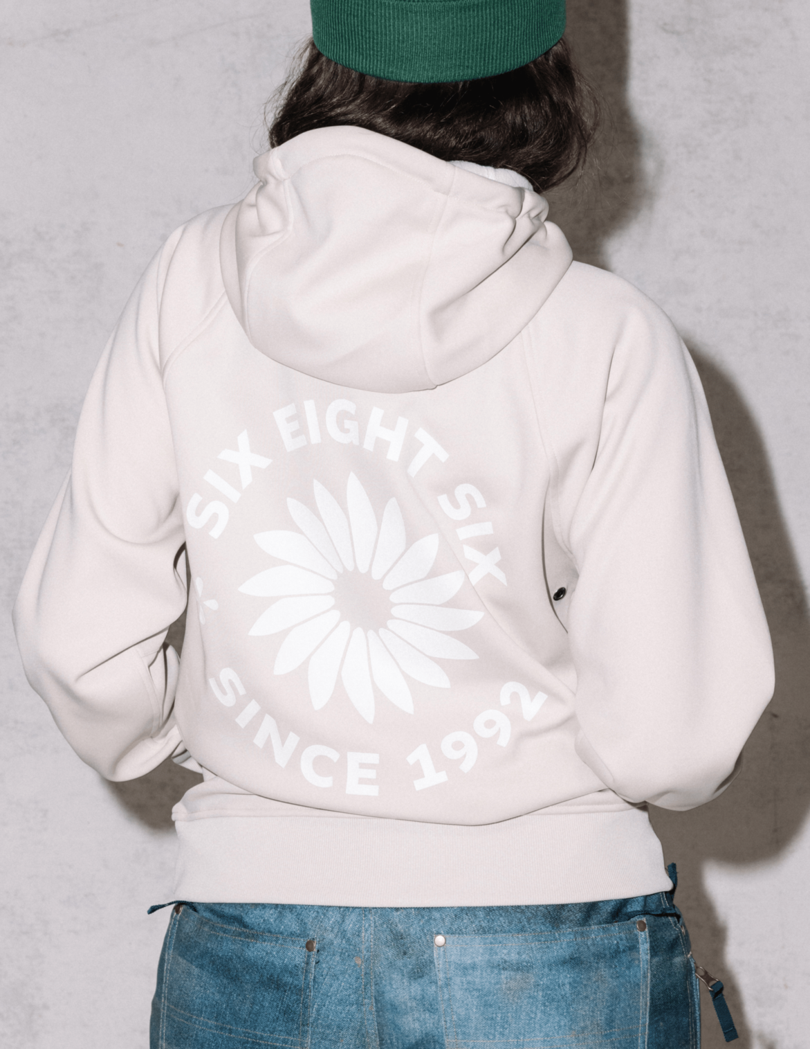 Women's Bonded Fleece Pullover Hoody - LIMESTONE