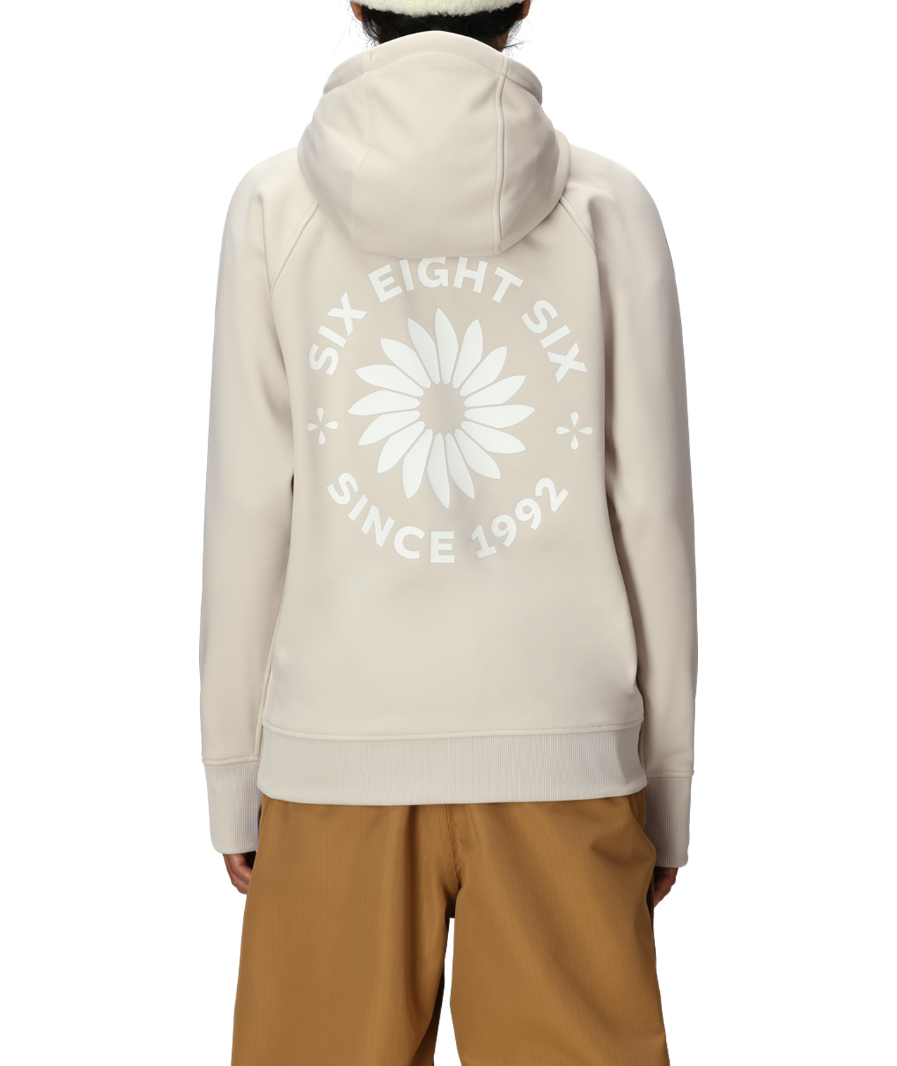 Women's Bonded Fleece Pullover Hoody - LIMESTONE