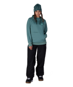 Women's Bonded Fleece Pullover Hoody - PALE FIRN