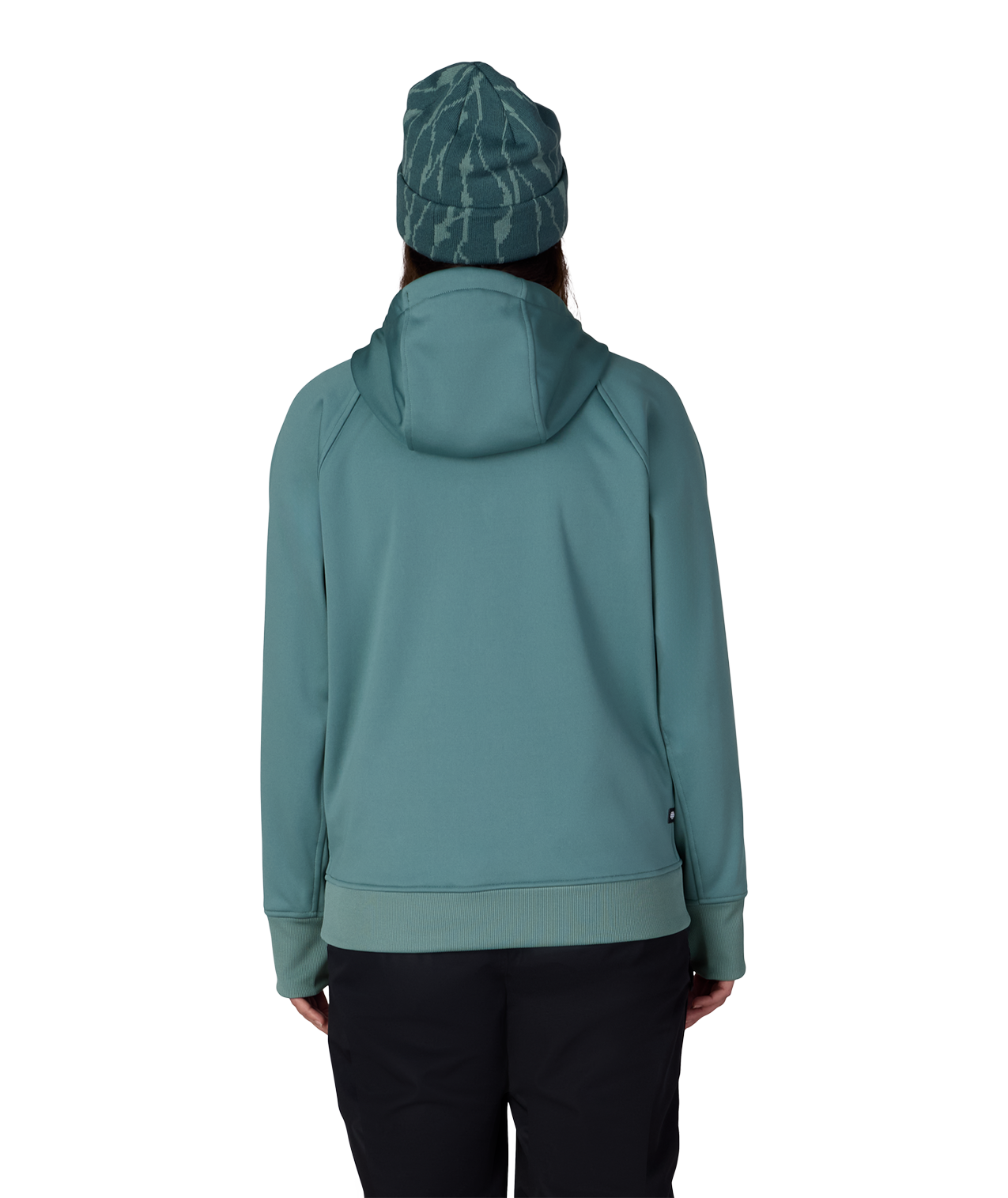 Women's Bonded Fleece Pullover Hoody - PALE FIRN