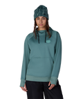 Women's Bonded Fleece Pullover Hoody - PALE FIRN