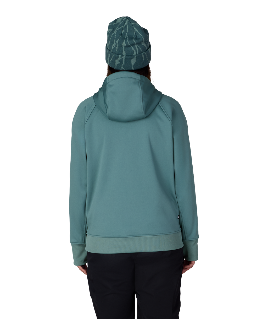 Women's Bonded Fleece Pullover Hoody - PALE FIRN
