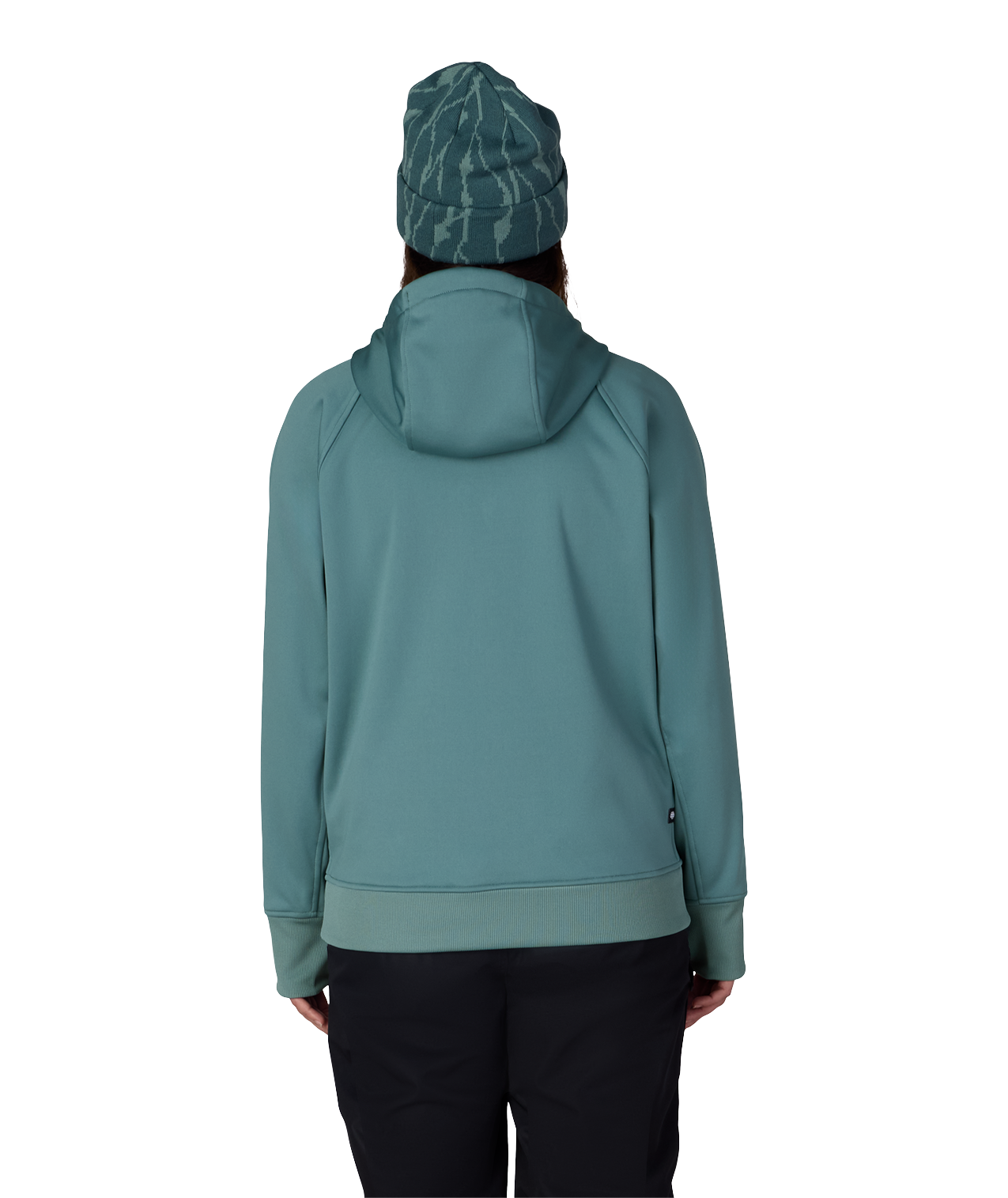 Women's Bonded Fleece Pullover Hoody - PALE FIRN