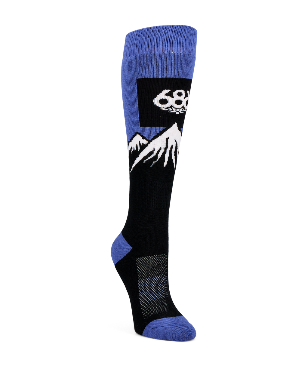 686 WOMENS SNOW CAPS SOCK 3-PACK - ASSORTED 2