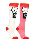 Women's Hello Kitty Sock (2-Pack) - HK WHITE GERANIUM PINK