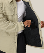 Men's Thermaldry Merino Lined Shacket - PUTTY