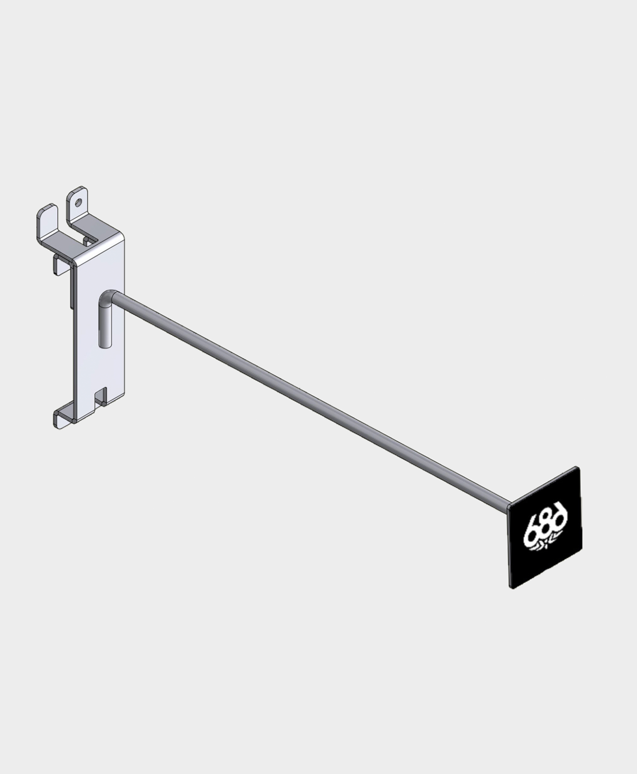 Polar Slat/Grid Combo 11" Glove Hook - 10 Pack - ASSORTED