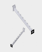 Polar Slatwall Waterfall w Logo - 2 Pack - ASSORTED