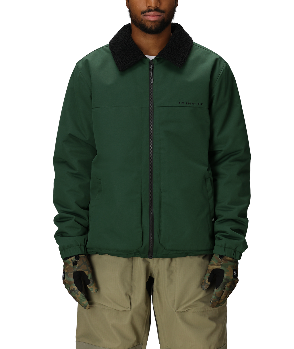 MENS CAIM INSULATED JACKET - MOSS GREEN