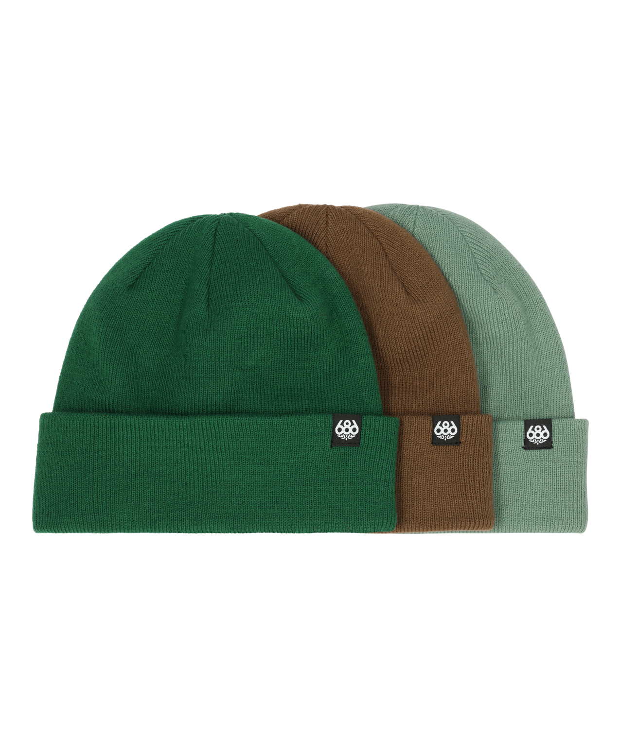 686 STANDARD ROLL UP BEANIE - (3-Pack) - ASSORTED 2