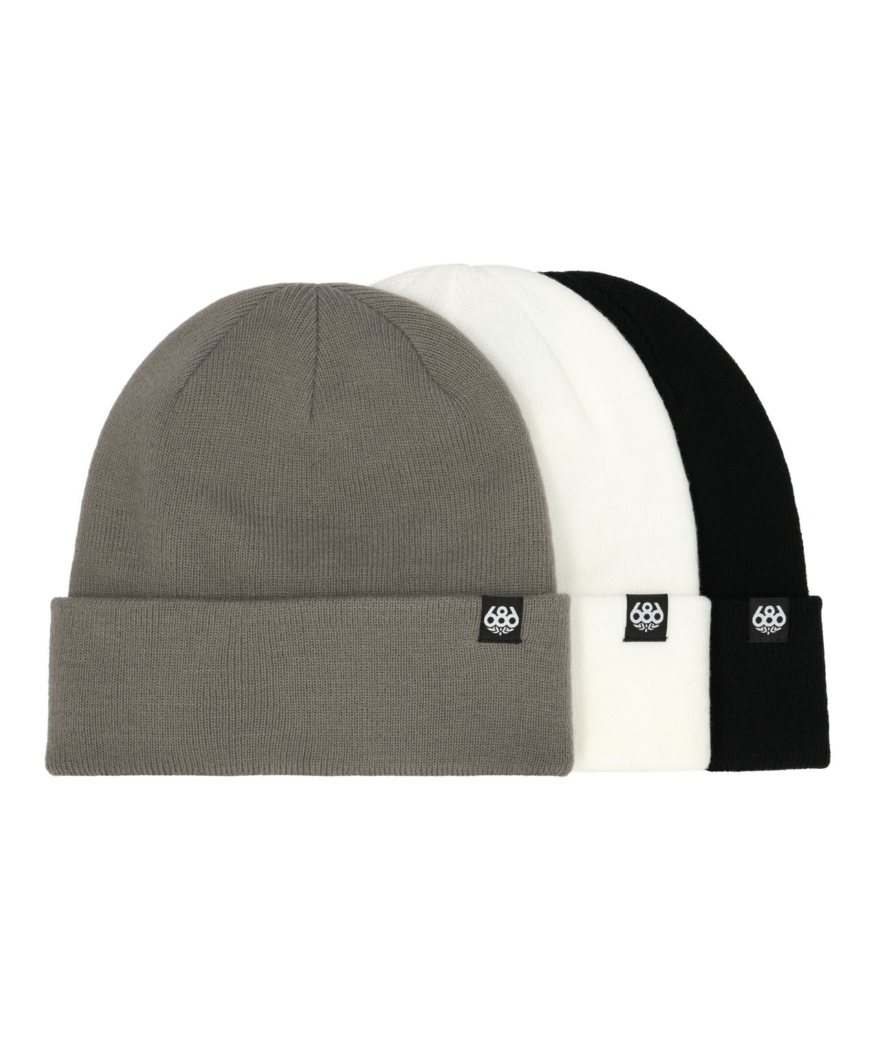 686 STANDARD ROLL UP BEANIE - (3-Pack) - ASSORTED