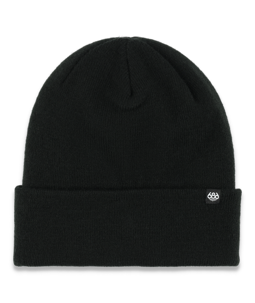 686 STANDARD ROLL UP BEANIE - BLACK