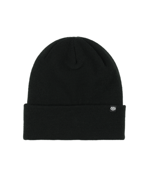 686 STANDARD ROLL UP BEANIE - BLACK