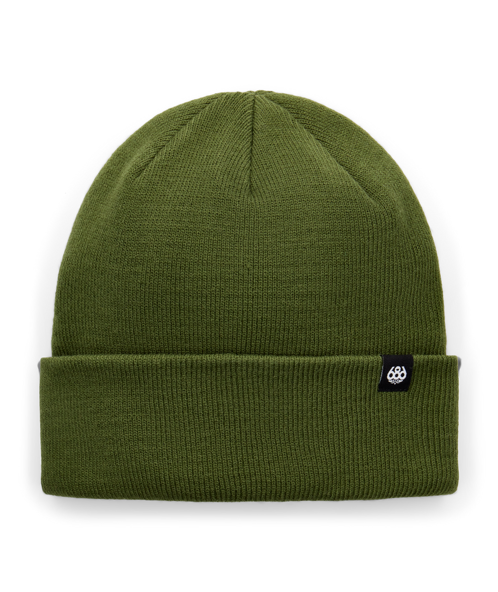 686 STANDARD ROLL UP BEANIE - FATIGUE GREEN
