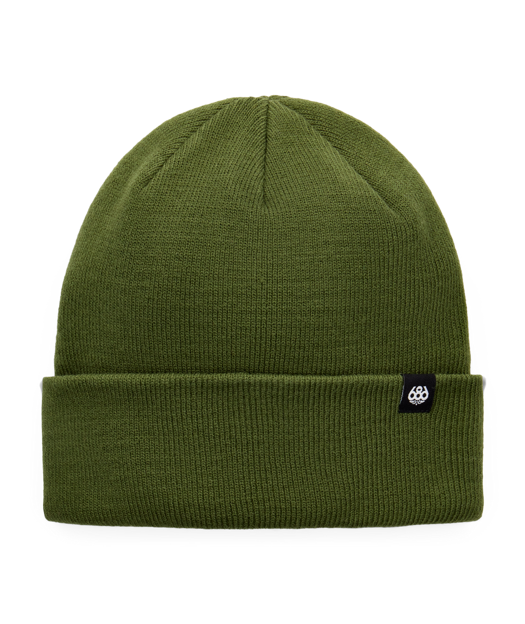 686 STANDARD ROLL UP BEANIE - FATIGUE GREEN