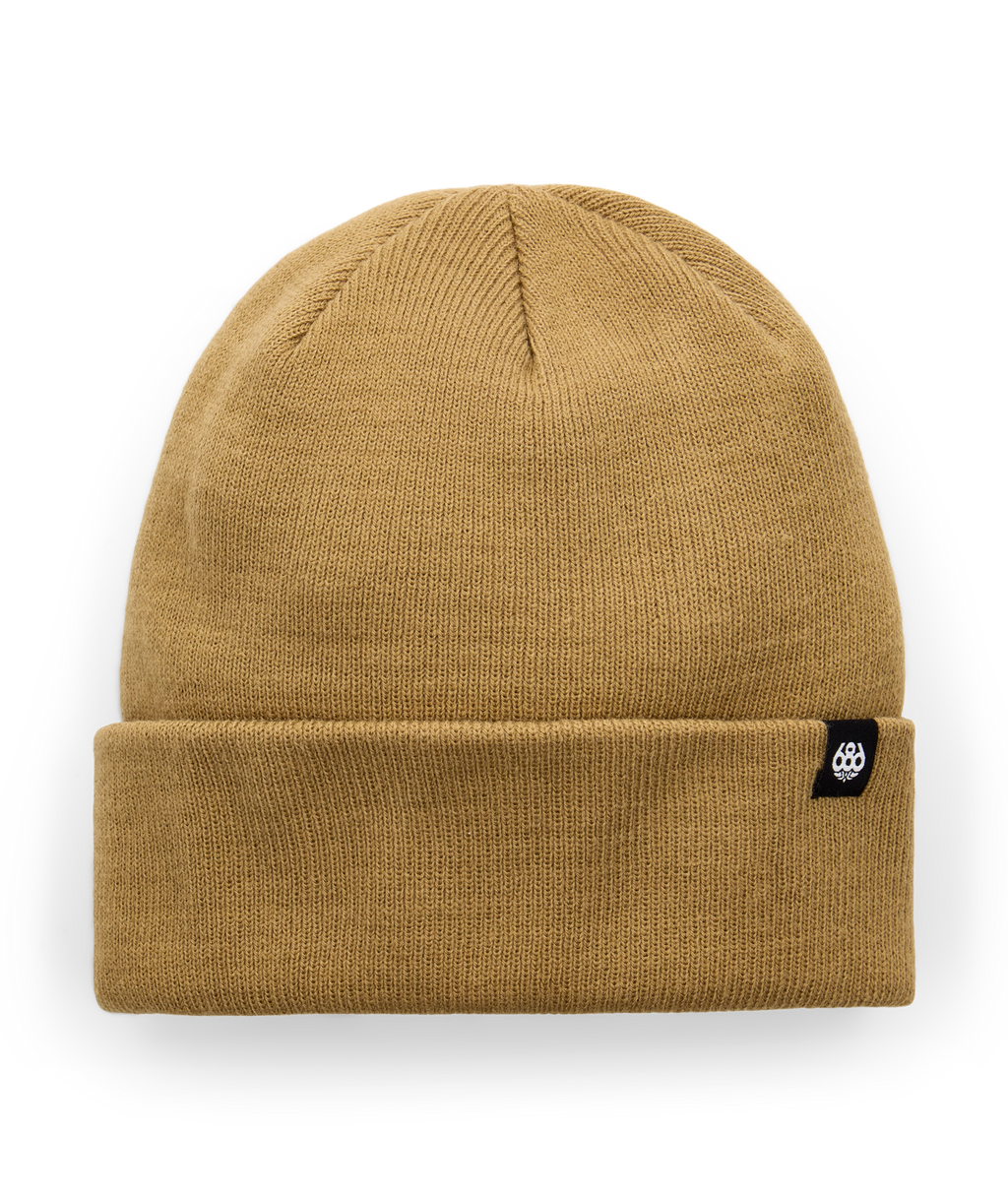 686 STANDARD ROLL UP BEANIE - KHAKI