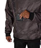 MENS BONDED FLEECE HOODY - CHARCOAL HEMISPHERE
