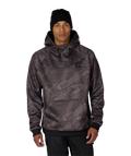 MENS BONDED FLEECE HOODY - CHARCOAL HEMISPHERE