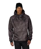 MENS BONDED FLEECE HOODY - CHARCOAL HEMISPHERE
