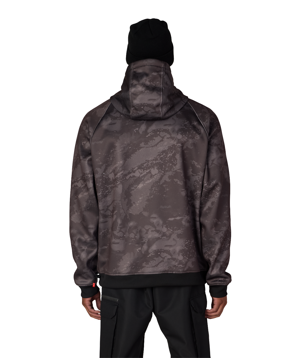 MENS BONDED FLEECE HOODY - CHARCOAL HEMISPHERE