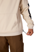MENS BONDED FLEECE HOODY - LIMESTONE