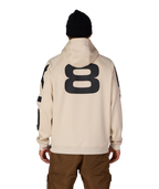 MENS BONDED FLEECE HOODY - LIMESTONE