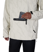 MENS WATERPROOF HYPERCHROMIC PULLOVER HOODY - LIMESTONE FRACTURE