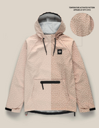 MENS WATERPROOF HYPERCHROMIC PULLOVER HOODY - SMOKEY PINK HAZE