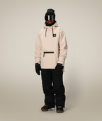 MENS WATERPROOF HYPERCHROMIC PULLOVER HOODY - SMOKEY PINK HAZE