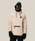 MENS WATERPROOF HYPERCHROMIC PULLOVER HOODY - SMOKEY PINK HAZE