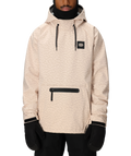 MENS WATERPROOF HYPERCHROMIC PULLOVER HOODY - SMOKEY PINK HAZE