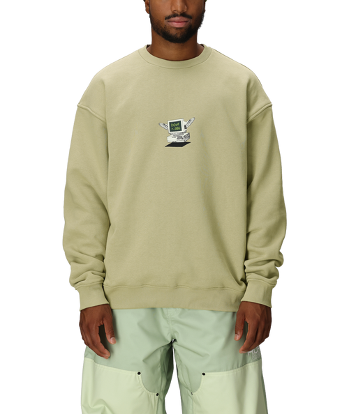 686 HUF PREMIUM HEAVYWEIGHT CREW SWEATSHIRT - HUF ELM