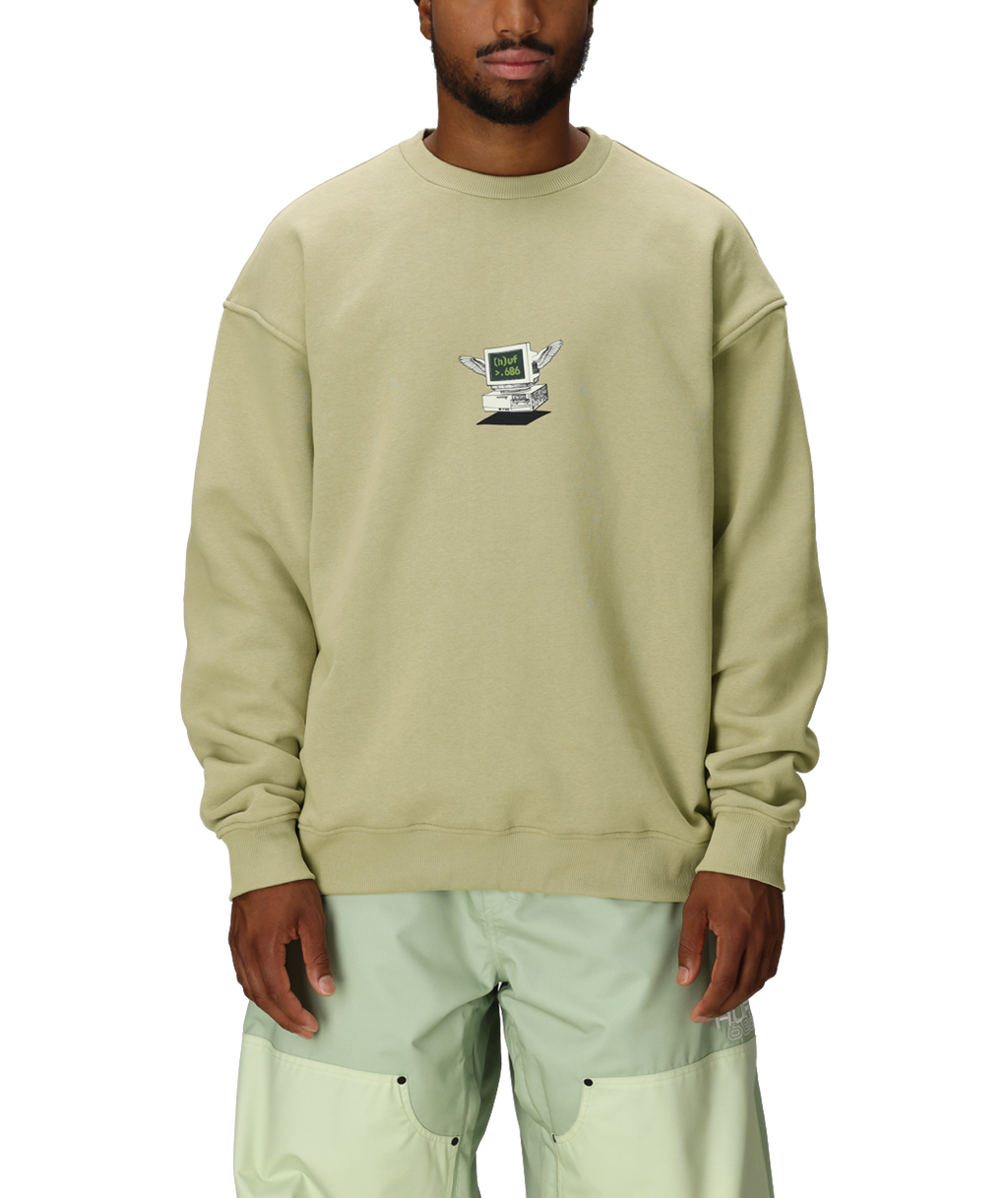 686 HUF PREMIUM HEAVYWEIGHT CREW SWEATSHIRT - HUF ELM