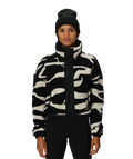 WOMENS OUTPOST SHERPA JACKET - BLACK VAPORS