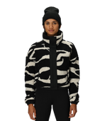 WOMENS OUTPOST SHERPA JACKET - BLACK VAPORS