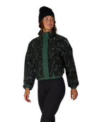 WOMENS OUTPOST SHERPA JACKET - MOSS GREEN SCRATCH CAMO