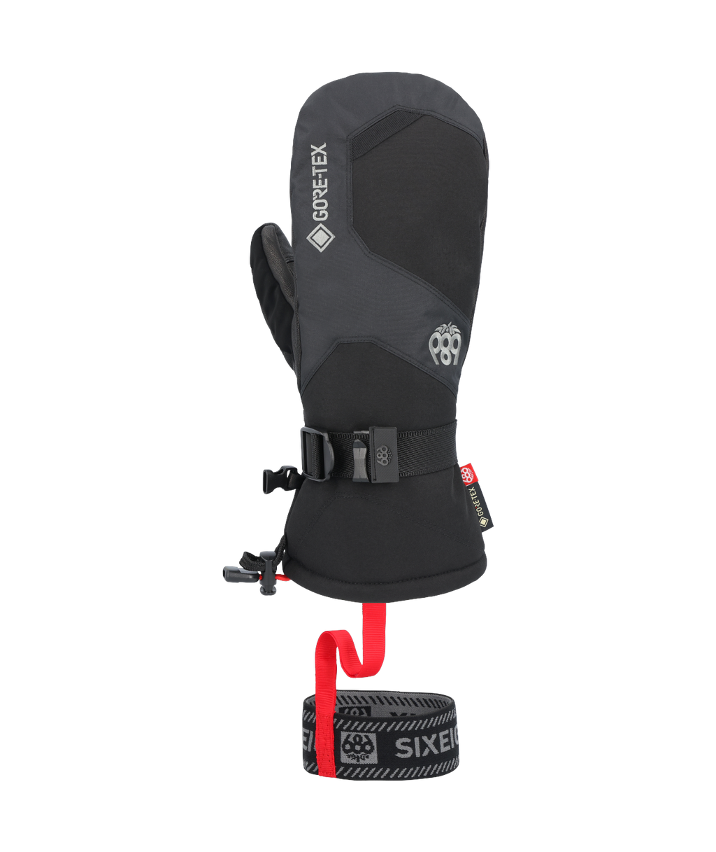 686 MENS GORE-TEX LEATHER LINEAR™ MITT - BLACK