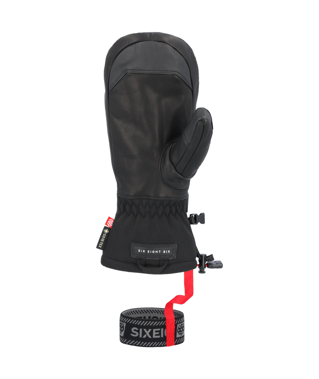 686 MENS GORE-TEX LEATHER LINEAR™ MITT - BLACK
