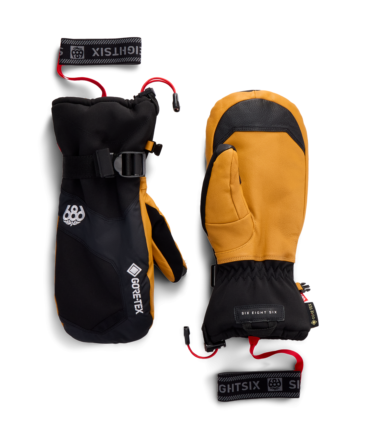686 MENS GORE-TEX LEATHER LINEAR™ MITT - NATURAL